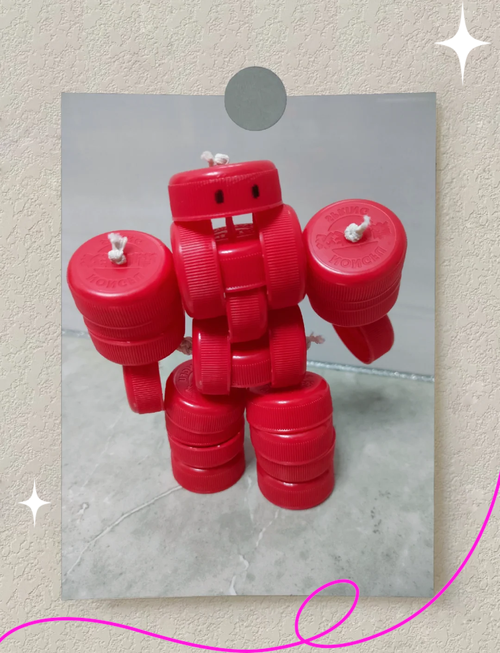矿泉水瓶盖机器人diy教程