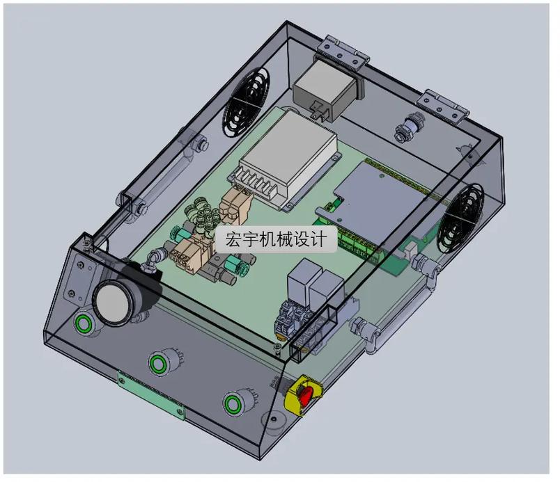 工装-气动压合工装.动作:一种常用的压合治具,各外部接口都有 - 抖音